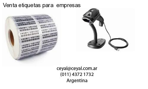Venta etiquetas para  empresas