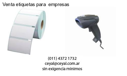Venta etiquetas para  empresas