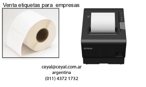 Venta etiquetas para  empresas