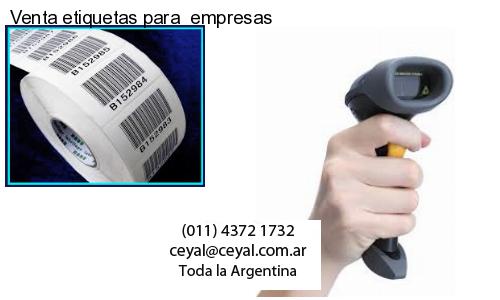 Venta etiquetas para  empresas