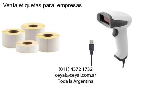 Venta etiquetas para  empresas