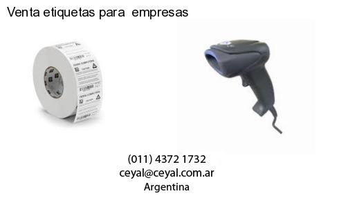 Venta etiquetas para  empresas