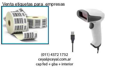 Venta etiquetas para  empresas
