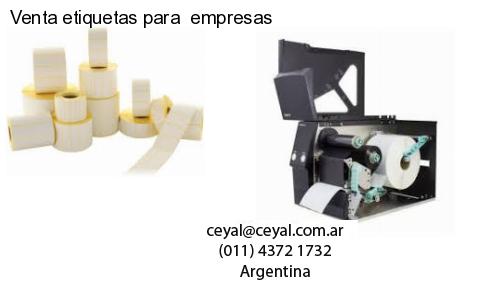 Venta etiquetas para  empresas