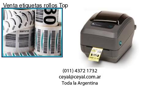 Venta etiquetas rollos Top