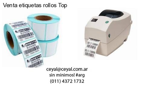 Venta etiquetas rollos Top