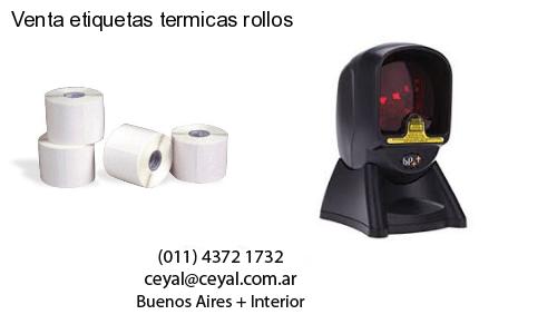 Venta etiquetas termicas rollos
