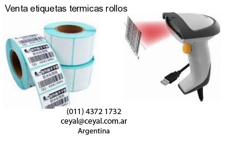 Venta etiquetas termicas rollos