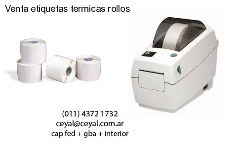 Venta etiquetas termicas rollos