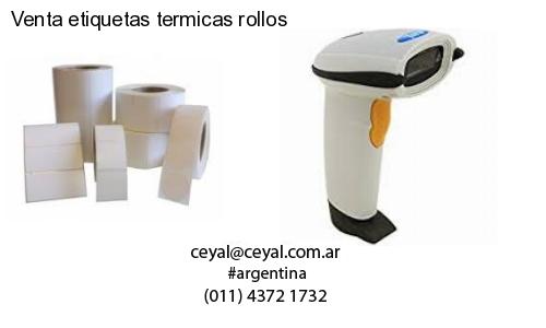Venta etiquetas termicas rollos