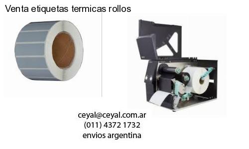 Venta etiquetas termicas rollos