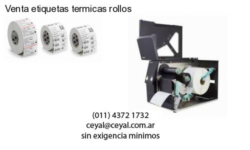 Venta etiquetas termicas rollos