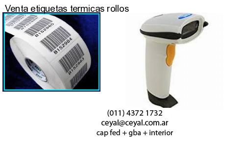 Venta etiquetas termicas rollos