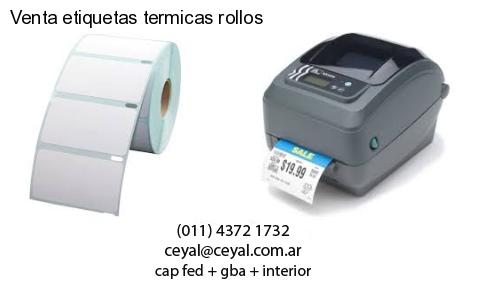 Venta etiquetas termicas rollos