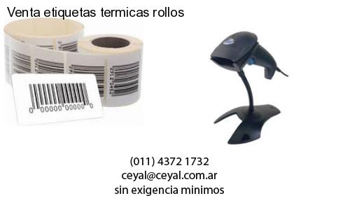 Venta etiquetas termicas rollos