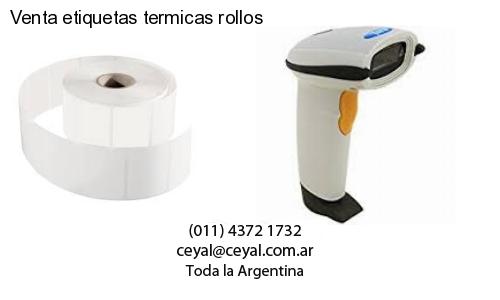 Venta etiquetas termicas rollos