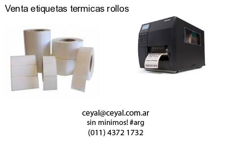 Venta etiquetas termicas rollos