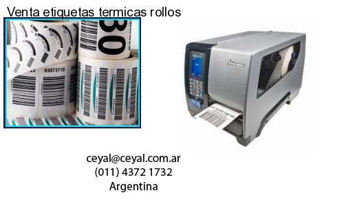 Venta etiquetas termicas rollos