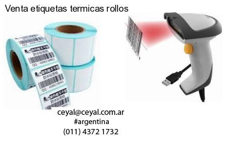 Venta etiquetas termicas rollos