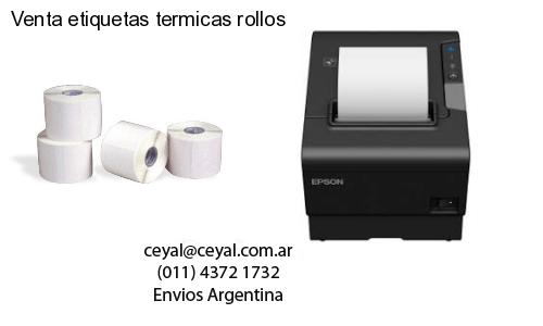 Venta etiquetas termicas rollos