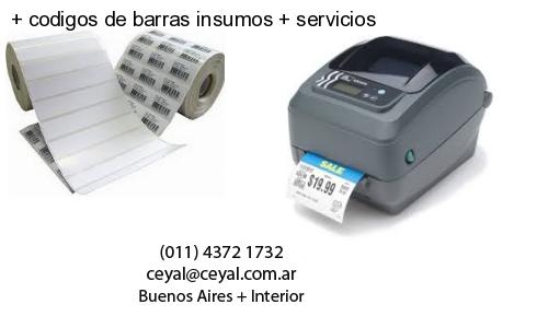   codigos de barras insumos   servicios