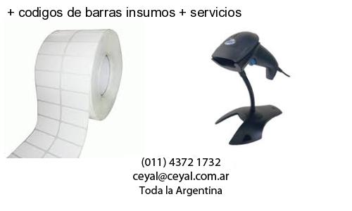   codigos de barras insumos   servicios