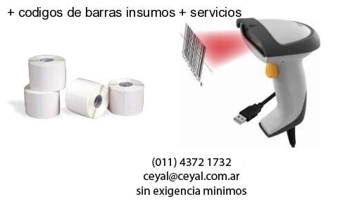   codigos de barras insumos   servicios