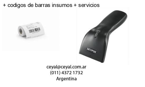   codigos de barras insumos   servicios
