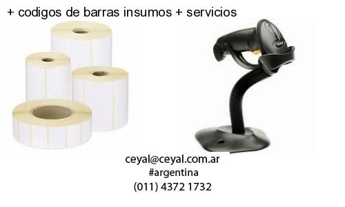   codigos de barras insumos   servicios