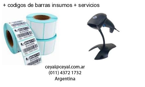   codigos de barras insumos   servicios