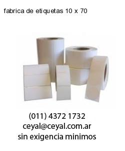 fabrica de etiquetas 10 x 70
