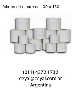 fabrica de etiquetas 100 x 130