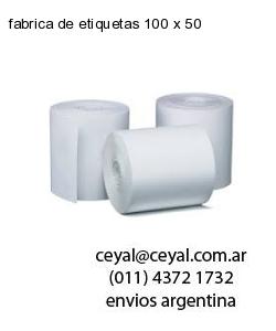 fabrica de etiquetas 100 x 50