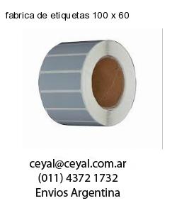 fabrica de etiquetas 100 x 60