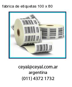 fabrica de etiquetas 100 x 80