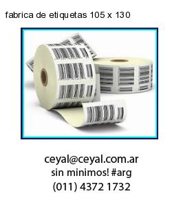fabrica de etiquetas 105 x 130