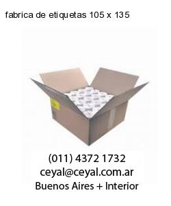 fabrica de etiquetas 105 x 135