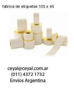 fabrica de etiquetas 105 x 45