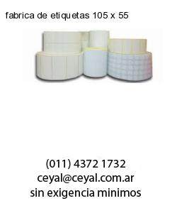 fabrica de etiquetas 105 x 55
