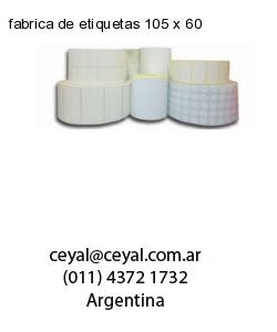 fabrica de etiquetas 105 x 60
