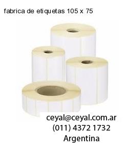fabrica de etiquetas 105 x 75