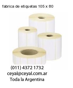 fabrica de etiquetas 105 x 80