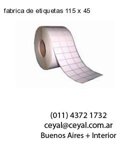 fabrica de etiquetas 115 x 45
