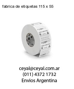 fabrica de etiquetas 115 x 55