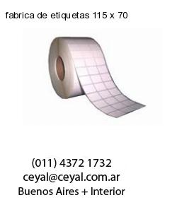 fabrica de etiquetas 115 x 70