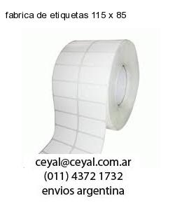 fabrica de etiquetas 115 x 85