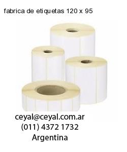 fabrica de etiquetas 120 x 95
