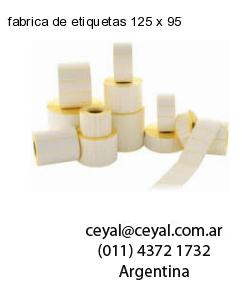 fabrica de etiquetas 125 x 95
