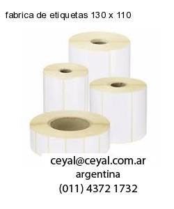 fabrica de etiquetas 130 x 110
