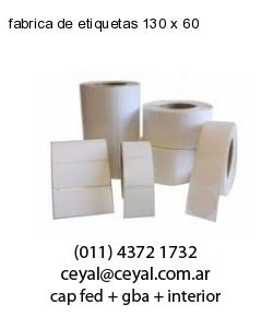 fabrica de etiquetas 130 x 60